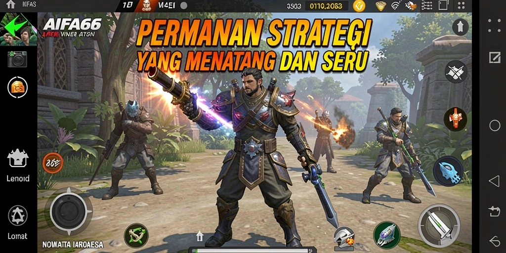 Tampilan menarik dari gameplay <strong>AIFA66</strong> yang penuh strategi dan taktik.