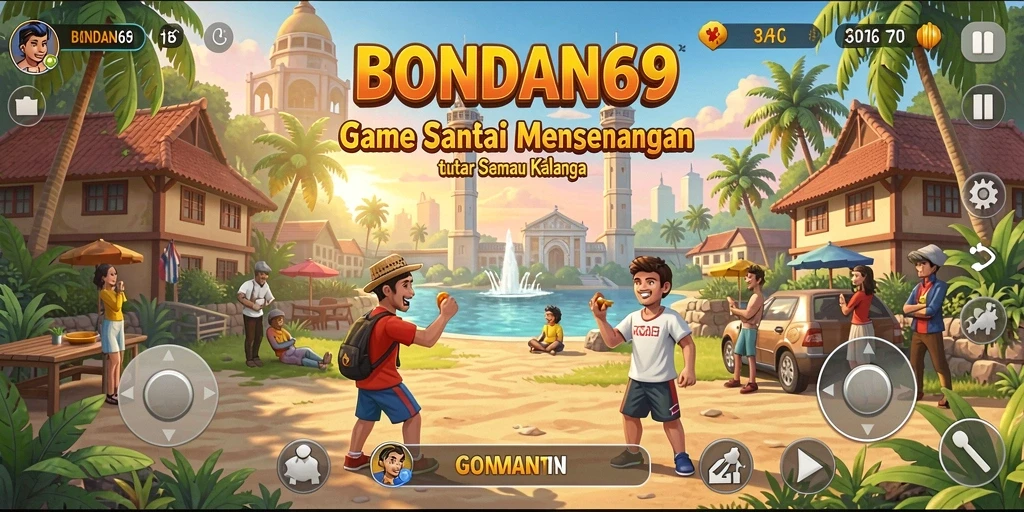 Tampilan gameplay seru dan penuh warna di BONDAN69.