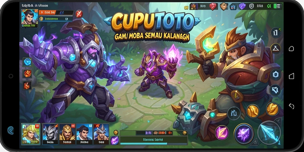 Tampilan gameplay CUPUTOTO yang menegangkan dan penuh aksi.