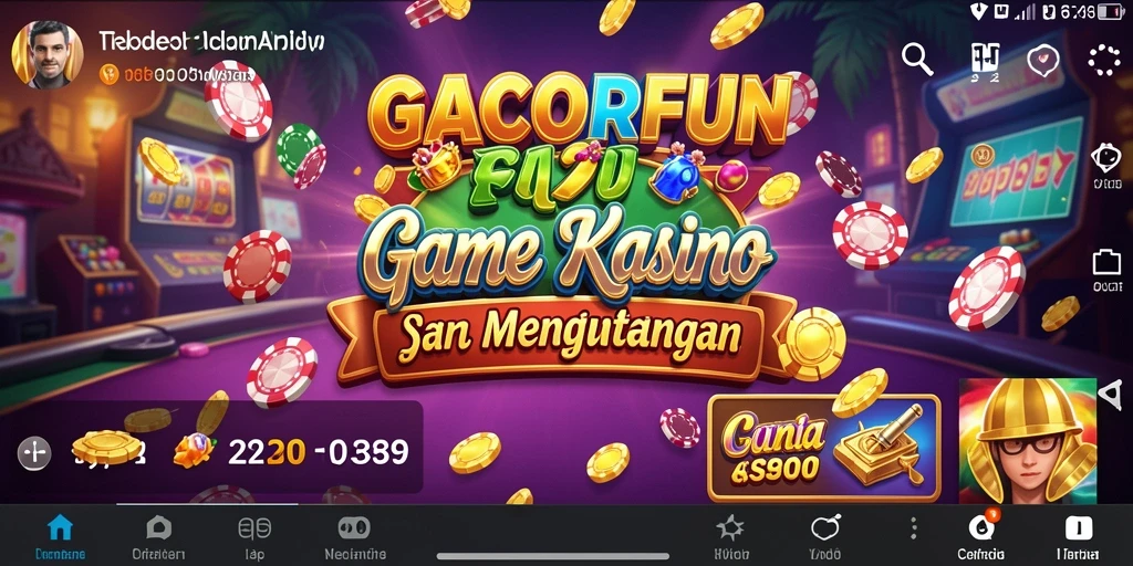 Screenshot gameplay GACORFUN yang seru dan menantang.