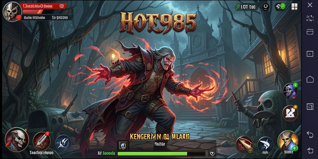 Gameplay HOT985 dengan momen-momen menakutkan yang mendebarkan.