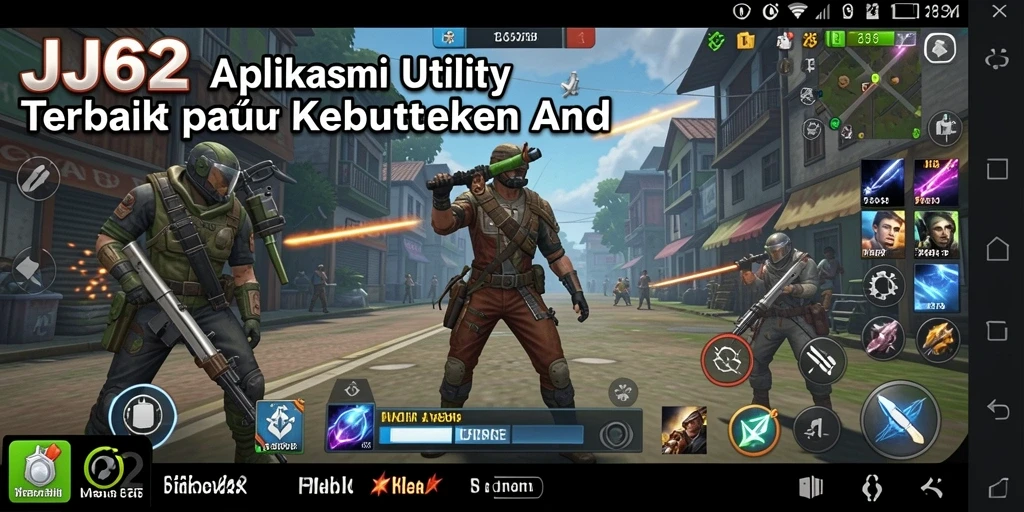 Tangkapan layar utama JJ62 yang menunjukkan tampilan antarmuka aplikasi Utility.