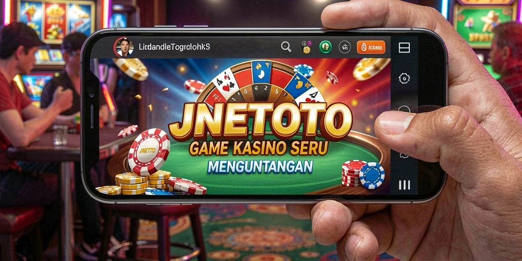 Tangkapan layar JNETOTO menampilkan grafis permainan Kasino yang memukau.