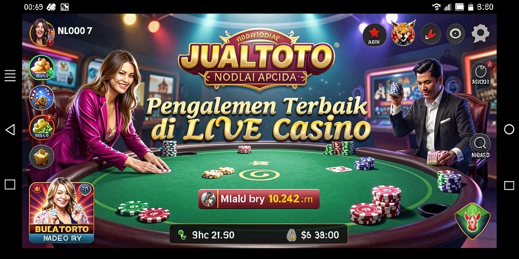 Gameplay menarik di JUALTOTO dengan dealer langsung yang profesional.