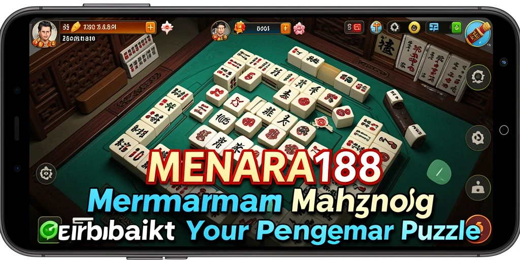 Tampilan menarik dari gameplay Mahjong di MENARA188.