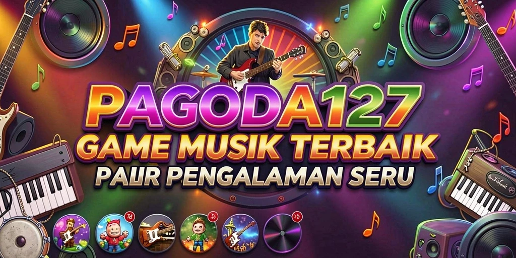 Tampilan gameplay seru dari PAGODA127 dengan berbagai pilihan lagu.