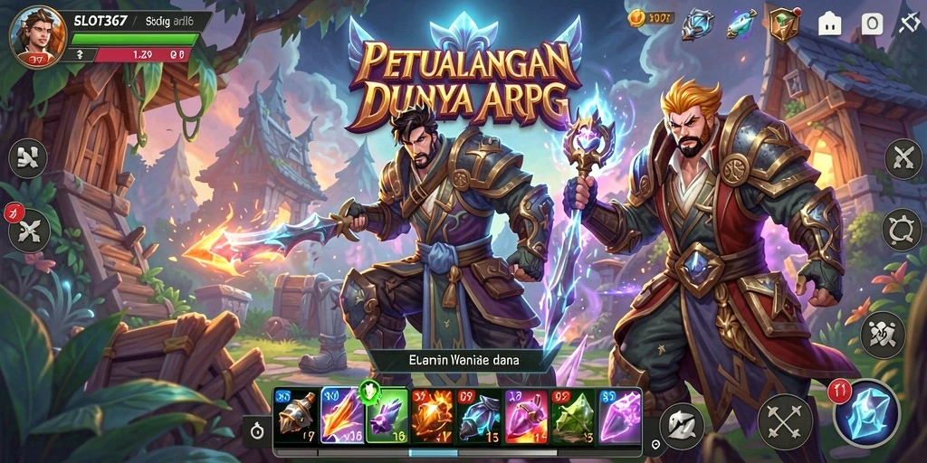 Tampilan permainan SLOT367 yang memukau dengan aksi ARPG yang seru.